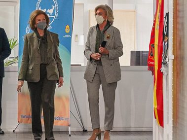 En la visita, S. M. La Reina Sofía pudo conocer de primera mano el trabajo que realizamos en el Banco de Alimentos.